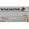 Winchester Ammunition FMJ 124 Grain Brass 9mm 50Rds