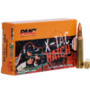 PMC X-Tac Match raises the bar for competitive load shots with its precision, performance, and reliability. Each box contains 20 rounds of 77 grain .223 Remington with open tip match bullets.