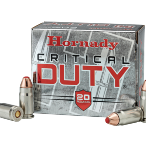 Hornady Critical Duty Handgun Ammo Nickel 9mm 25-Rounds 135 Grain FlexLock