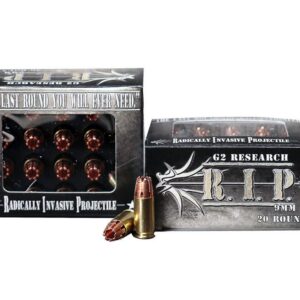 G2 Research RIP Radically Invasive Projectile 9mm 92GR HP 20Rd