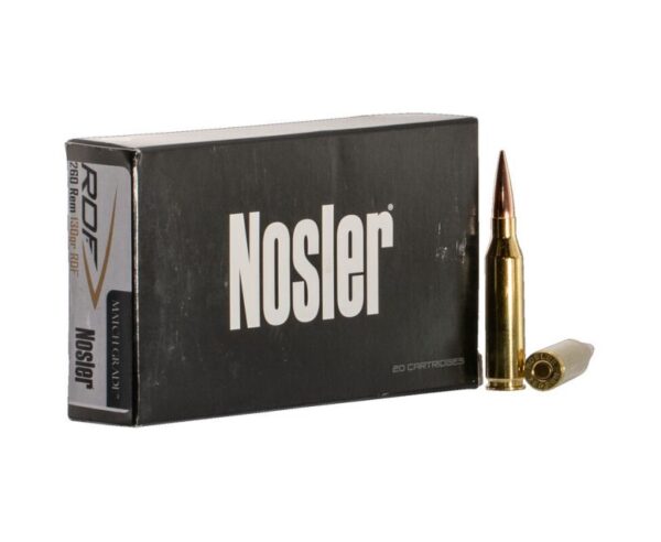 Nosler Match Grade 260 Remington Ammunition 130 Grains 20 Rounds