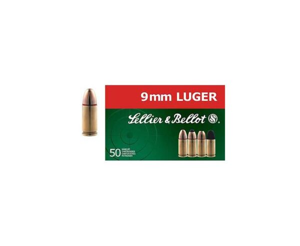 Sellier & Bellot 9MM 124 Grain Full Metal Jacket 1000 Round Case