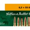 Sellier and Bellot 6.5X55SW 140 Grain Full Metal Jacket 20rds