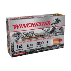 Winchester Deer Season XP Copper Slugs 12 Gauge 5 RDs 2.75" Chamber