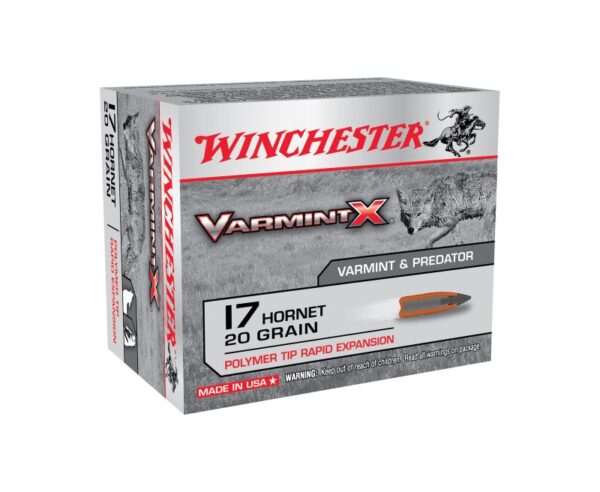 Winchester X17P 17 Hornet 20 Grain Varmint X 20 Rounds