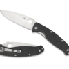 Spyderco Resilience Folding Knife - 4.25" Plain Drop Point Blade
