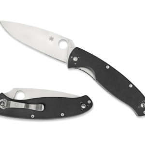 Spyderco Resilience Folding Knife - 4.25" Plain Drop Point Blade