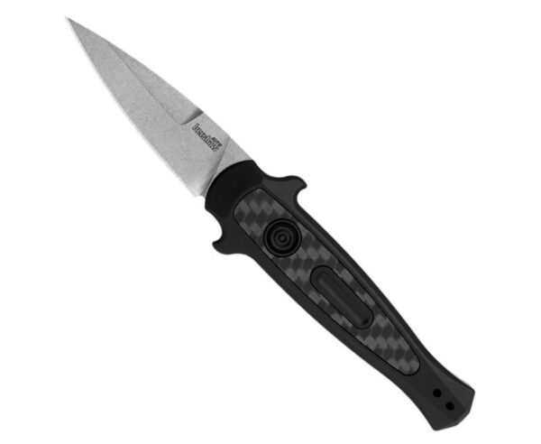 Kershaw Launch 12 Mini Stiletto Automatic Knife 2.5" Stonewash