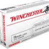 Winchester Ammunition 115 Grain Jacketed Hollow Point Brass 9mm 50Rds