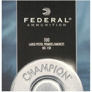 Federal Large Pistol Primers #150 Box of 1000 (10 Trays of 100)